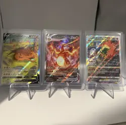 3 Pokemon Charizard Black Star Promo Bundle V, VMAX, and VSTAR 3 CARD BUNDLE - Image 1