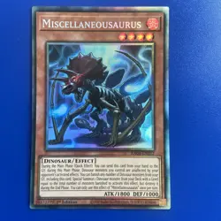 Miscellaneousaurus RA04-EN022 Collector Rare 1st Edition Yu-Gi-Oh Card NM TCG - Image 1