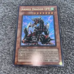 Armed Dragon LV7 SOD-EN015 Ultra Rare 1st Edition LP Yu-Gi-Oh wow look - Image 1
