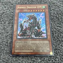 Armed Dragon LV7 SOD-EN015 Ultra Rare 1st Edition LP Yu-Gi-Oh wow look - Image 2