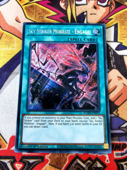Sky Striker Mobilize - Engage! blmr-en091 1st Edition (NM+) Secret Rare Yu-Gi-Oh - Image 1