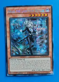 Near Mint Yugioh Arias the Labrynth Butler - MP24-EN116 - Prismatic Secret Rare - Image 1