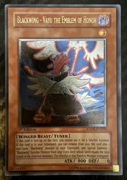 Blackwing - Vayu The Emblem Of Honor - ANPR-EN005 Ultimate Rare - 1st Edition LP - Image 1