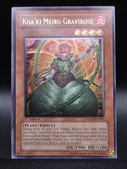 Koa'ki Meiru Gravirose 1st Edition Ultimate Rare ANPR-EN083 YUGIOH - VLP - Image 1