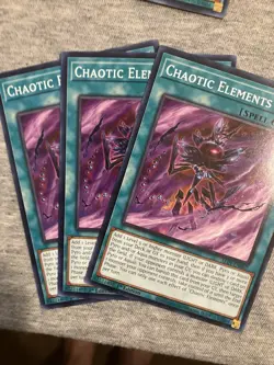 Yugioh TCG Alliance Insight Chaotic Elements x3 - Image 1