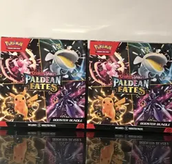 Pokemon TCG Scarlet & Violet Paldean Fates Booster Bundle ‘Sealed’ Lot of 2 - Image 1