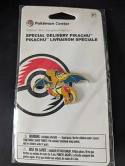 Special Delivery Pikachu Pokemon Center Pin Sealed - Image 1