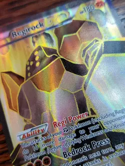 Regirock EX 43a/ 124 Alternate Full Art Ultra Rare XY: Fates Collide Pokemon NM - Image 2