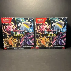 2 Pokemon Paldean Fates Scarlet & Violet Booster Bundles New Sealed - Image 1