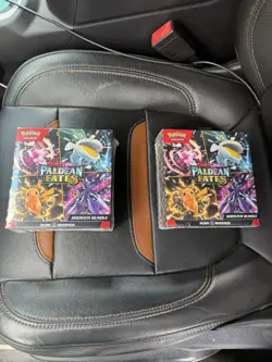 2 Pokemon Paldean Fates Scarlet & Violet Booster Bundles New Sealed - Image 1
