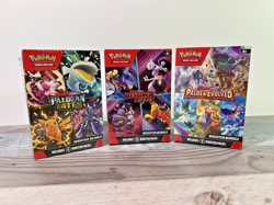 LOT of 3 Pokemon Paldean Fates, Destined Rivals, Paldea Evolved Booster Bundles - Image 1