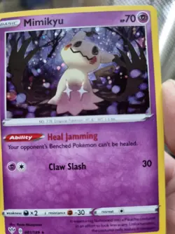 Pokemon Mimikyu 081/189 Darkness Ablaze Regular Non Holo Rare - Image 1
