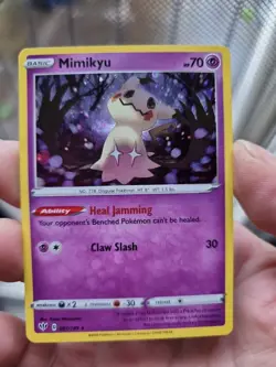 Pokemon Mimikyu 081/189 Darkness Ablaze Regular Non Holo Rare - Image 2