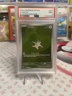 2024 POKEMON SSP ENGLISH SLAKOTH ILLUMINATION RARE PSA 9 - Image 1