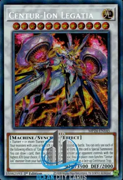 Yugioh MP24-EN145 Centur-Ion Legatia Prismatic Secret Rare 1st Ed - Image 1