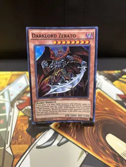 Yu-Gi-Oh! Darklord Zerato 1st Ed. DESO-EN041 Super Rare NM/LP x1 - Image 1