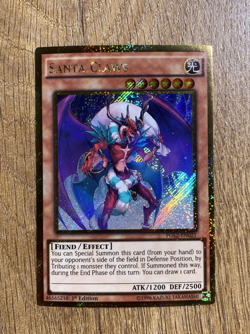 Santa Claws | PGL2-EN021 | Gold Secret Rare | 1st Edition | YuGiOh Card | Mint - Image 1