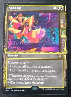 MTG Duskmourn - Split Up - Showcase Rare - Image 1