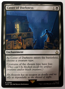 MTG Assassin's Creed - Cover of Darkness - Rare - 0089 NM - Image 1