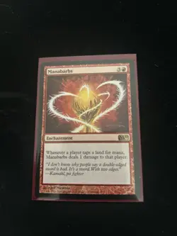 MTG ~ Manabarbs ~ 10th Edition ~ Near Mint ~ Rare - Image 1