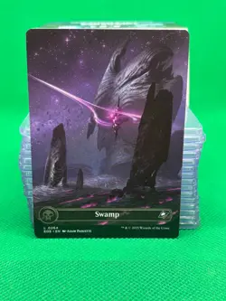 MTG - BORDERLESS Swamp #264 Edge of Eternities - Image 1