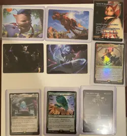 Magic The Gathering Final Fantasy Bundle Foil, Non Foil And Stamped Art Card Lot - Image 1