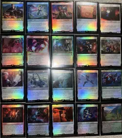 MTG Magic The Gathering Final Fantasy Lot Of 20 FOIL Cards - Image 1