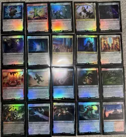 MTG Magic The Gathering Final Fantasy Lot Of 20 FOIL Cards - Image 1