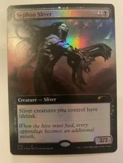 Syphon Sliver *FOIL* Borderless Secret Lair Exclusive 2022 MTG MT/NM Comb Ship - Image 1