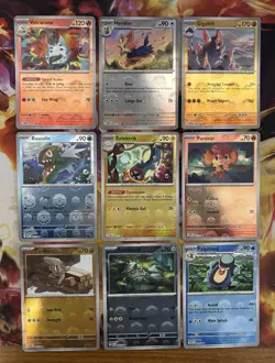 White Flare Black Bolt Cards Reverse Holo Poke Ball Rare Pokemon 086 BLK WHT NM - Image 1