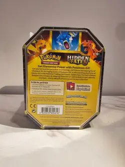 Sun & Moon Hidden Fates Tin Charizard GX CARD POKEMON - FACTORY SEALED BRAND NEW - Image 3