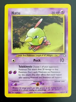 Natu 67/111 Neo Genesis, WOTC Pokemon EXC BUY 2 CARDS GET 1 FREE!! - Image 1