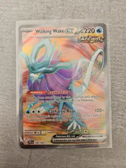Walking Wake EX 189/162 Temporal Forces Ultra Rare Pokemon Card - Image 1