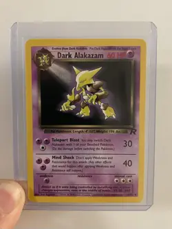Pokemon TCG Dark Alakazam 18/82 Team Rocket 2000 Non Holo Unlimited Rare Card NM - Image 1