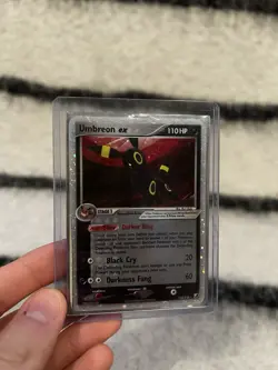 Pokemon Umbreon TCG EX Unseen Forces Holo Card 112/115 - Image 1
