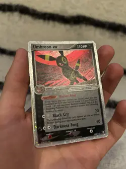 Pokemon Umbreon TCG EX Unseen Forces Holo Card 112/115 - Image 2