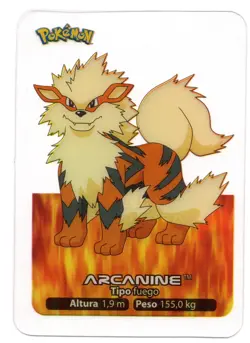 ARCANINE #059 LAMINCARD COLECCION POKEMON LAMINCARDS 2005 EDIBAS (USADA) - Image 1