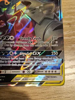 Mega Sableye & Tyranitar GX 126/236 Ultra Rare Holo Unified Minds - Pokemon TCG - Image 3