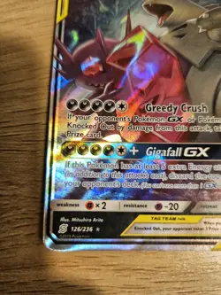 Mega Sableye & Tyranitar GX 126/236 Ultra Rare Holo Unified Minds - Pokemon TCG - Image 4