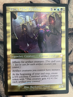 MTG COMMANDER DECK, URZA CHIEF HIGH ARTIFICER, CUSTOM BUILT, PREVIOUSLY OWNED - Image 1
