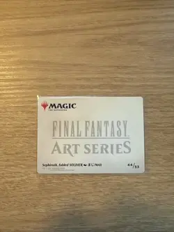 Sephiroth, Fabled SOLDIER Art Card (Gold-Stamped Signature) 44/53 Final Fantasy - Image 2
