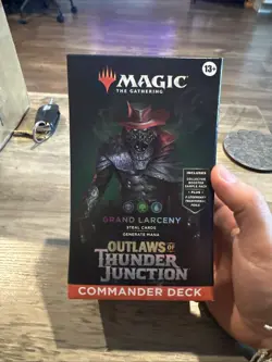 Outlaws of Thunder Junction: Commander Deck - Grand Larceny MTG Brand New Sealed - Image 1