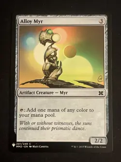 1x Alloy Myr (201) Mystery Booster LP MTG Magic the Gathering x1 MKE - Image 1