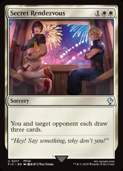 Secret Rendezvous - FOIL - FINAL FANTASY MTG 0217 NM Yuffie - Image 1