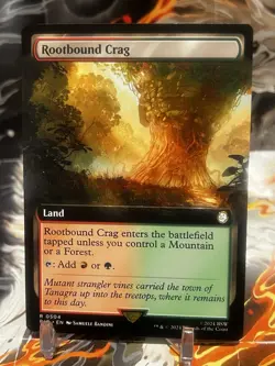 MTG | Rootbound Crag (Extended Art) [Fallout] NF - Image 1