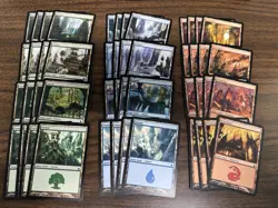 MTG Ravnica City Of Guilds Basic Land Playset, 4x Of Each Art (80 Total Cards) - Image 1