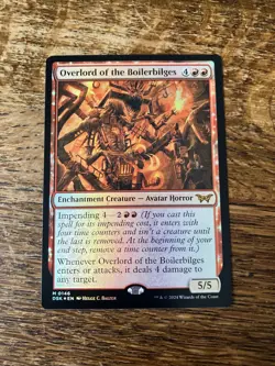 mtg Duskmourn overlord of the boilerbilges FOIL Mythic - Image 1