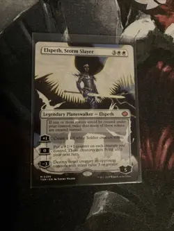 Elspeth, Storm Slayer - Borderless - Dragonstorm - MTG - NM - Image 1