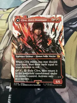 Clive, Ifrit's Dominant (NM Borderless) - Final Fantasy - MTG - Image 1