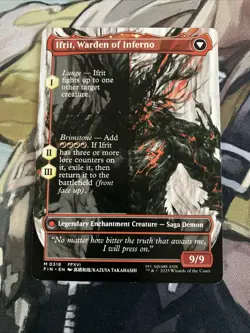Clive, Ifrit's Dominant (NM Borderless) - Final Fantasy - MTG - Image 2